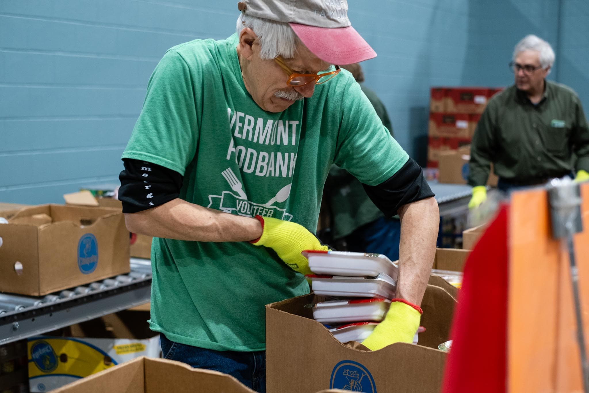 People collaborating on a nonprofit project